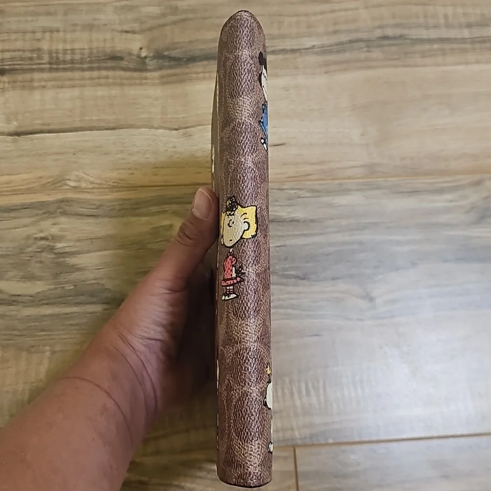 NWOT Coach x Peanuts Notebook In Signature Canvas